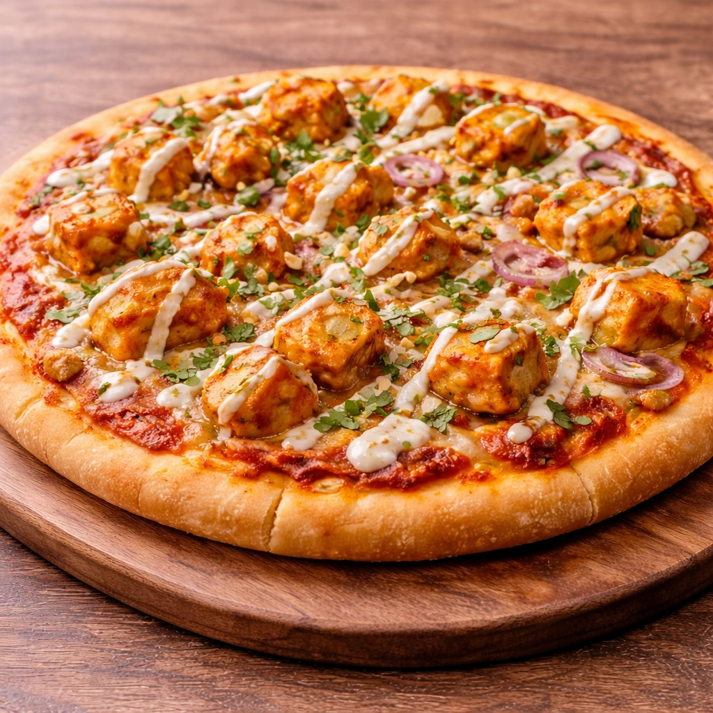 Cheese Lover Pizza at Hot Pizza & Donair Calgary — generous mozzarella cheese and parsley on fresh-baked crust